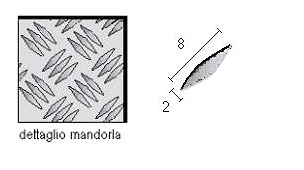 Lamiera perforata in alluminio da 2 mm Rv5-8 lunghezza 1000 mm, 25x1000, 1